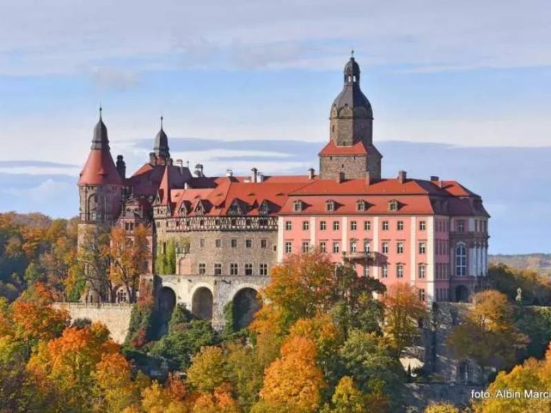 Zamek Książ  trzeci co do wielkości zamek w Polsce